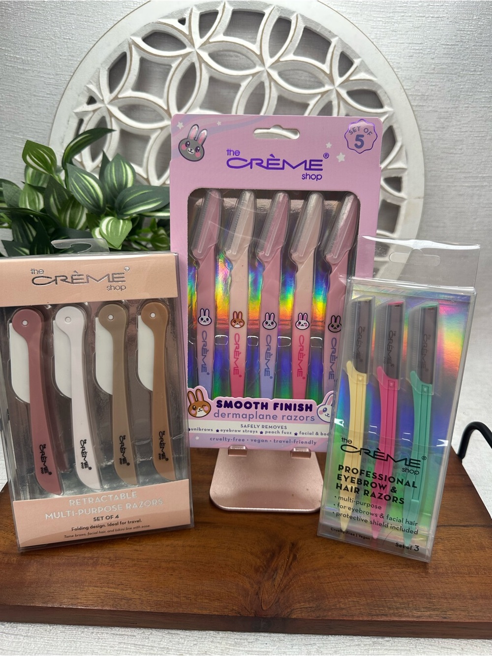 The Crème Shop Razor Trio
